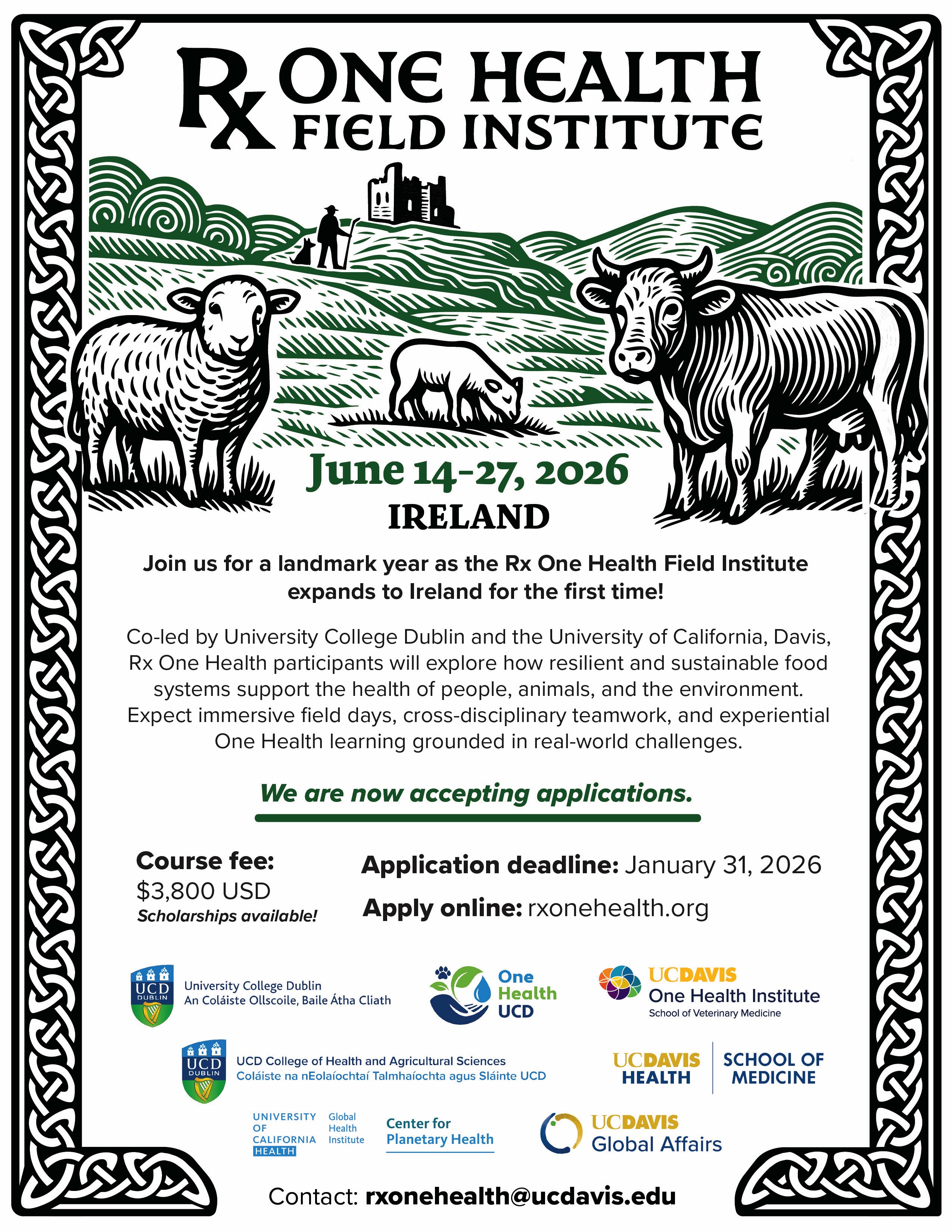 Rx One Health 2026 flyer