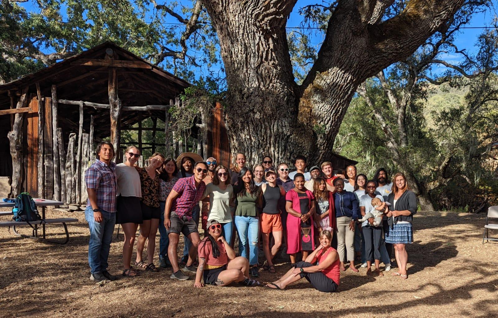 Rx One Health 2022 group photo at Hastings Natural Reserve