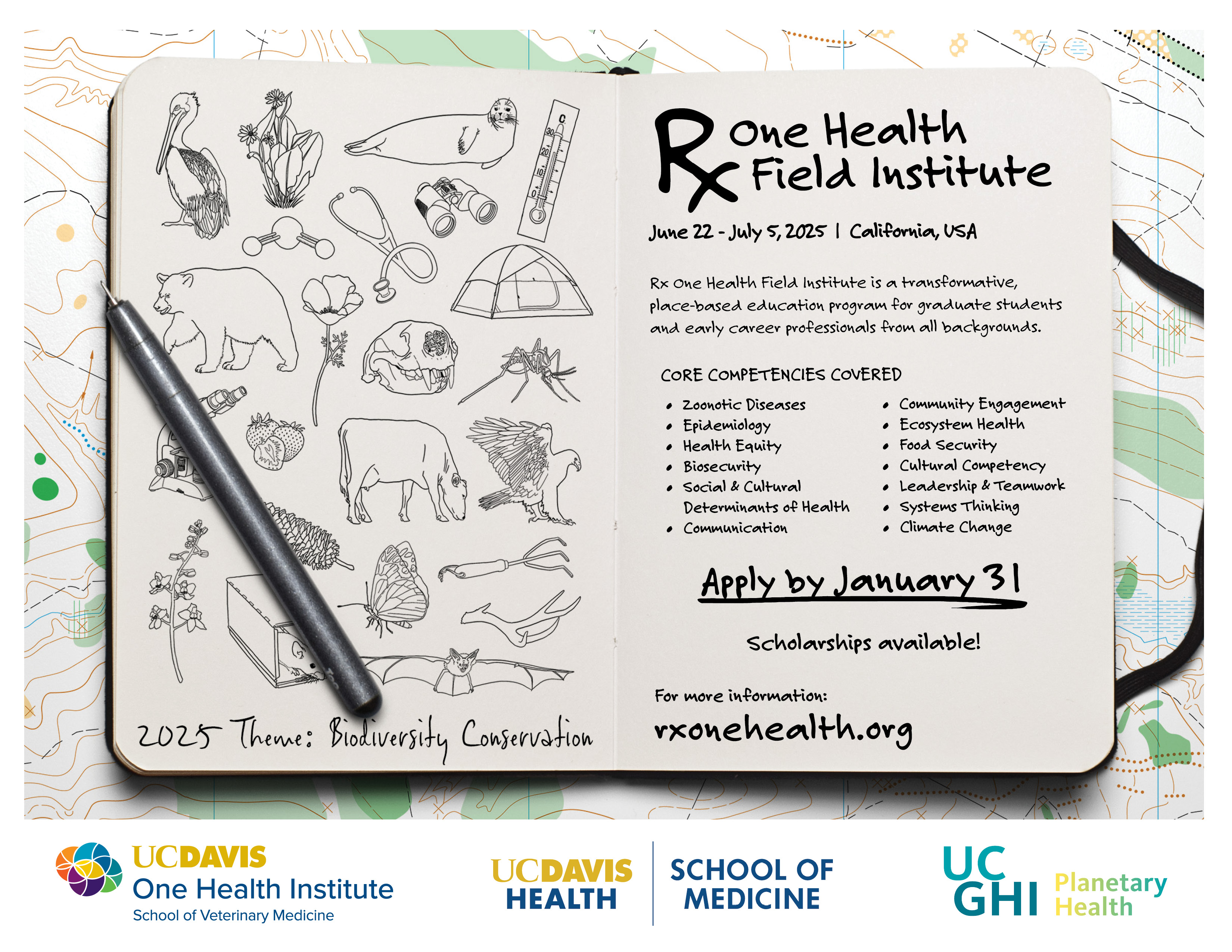 2025 Rx One Health Field Institute flyer
