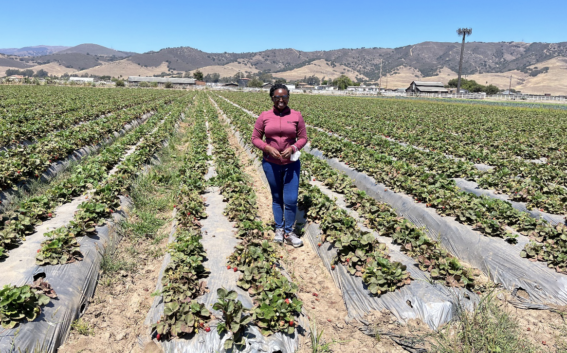 Angelique Ingabire at ALBA farms