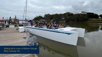 RxOH participants on Elkhorn Slough boat ride