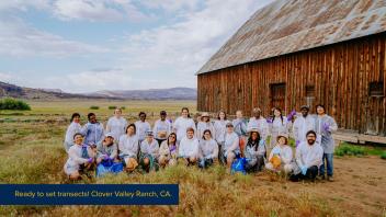 RxOH participants getting ready to transect