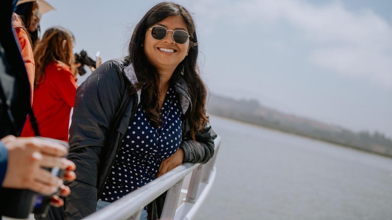 Natalie Coca on elkhorn slough